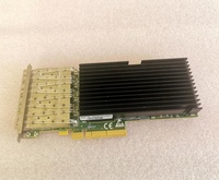 Carte réseau SFP+ 4 ports 10 Gb de haute qualité X520-DA4, grand stock, chipset PCIe2.0 X8, adaptateur Ethernet vers WIFI Intel