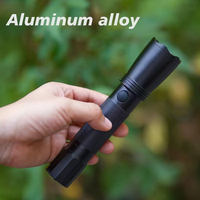 Lampe torche Foxhawk super lumineuse à LED rechargeable, anti-explosion, en alliage d'aluminium, haute luminosité, indice de protection IP66, certifiée CE, 6000K