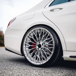 Jantes en alliage d'aluminium à rayons concaves profonds personnalisées OEM/ODM, 19-22 pouces, 5X114.3/112, roues forgées en 2 pièces pour Benz Maybach <span class=keywords><strong>BMW</strong></span> Audi - Product Image 2