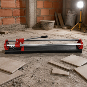 Manual Dual Rod Tile <strong>Cutting</strong> <strong>Machine</strong> Steel Base Hand Push Cutter Laser <strong>Guide</strong> T05 12mm Thickness - Product Image 6