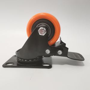 CMCL Roda Caster <span class=keywords><strong>2</strong></span> Polegada Universal Poliuretano Roda Giratória Castor para Gabinete Industrial Roda Caster - Product Image 3