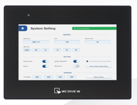Pantalla Táctil HMI WEINVIEW CMT2079X de 7 Pulgadas con Interfaz Enriquecida para Aplicaciones de Control Industrial PLC PAC