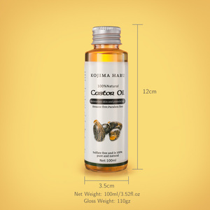 Huile de ricin noire biologique Huile nourrissante pour le corps pour la <span class=keywords><strong>croissance</strong></span> des cheveux et des cils Huile essentielle Étiquette privée - Product Image 2