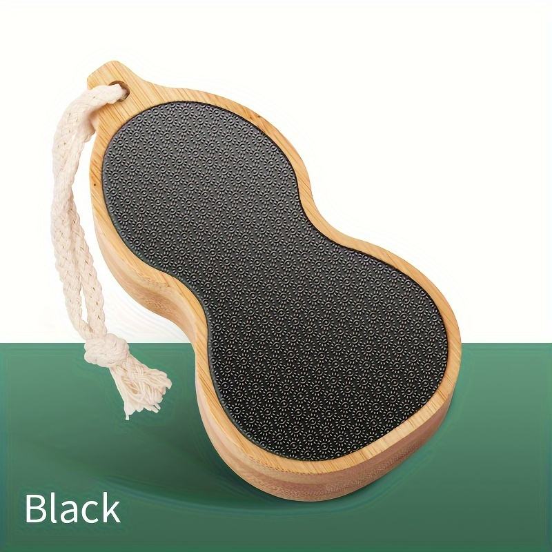 Verre noir avec coque en bois