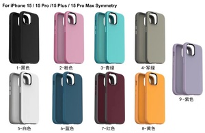 Điện thoại di động ban đầu đối xứng trường hợp đối với iPhone 6 đến 16 <span class=keywords><strong>Series</strong></span> PC + TPU đối xứng loạt điện thoại di động bao gồm cho Samsung - Product Image 2