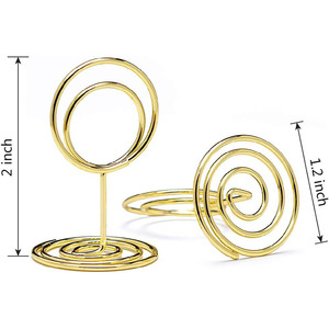 Tùy Chỉnh Vòng Hình Kích Thước Nhỏ Bảng Thẻ Hình Ảnh Đứng Mini Nơi Thẻ Ảnh Chủ Vàng Bảng Số Chủ Sở Hữu - Product Image 2