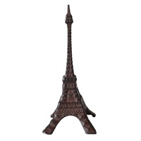 Figurine en métal gravée et sculptée, imprimée UV, en fonte antique, sur le thème de la Tour Eiffel, décoration de table de collection haut de gamme
