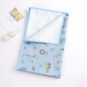 Natucare <span class=keywords><strong>tapis</strong></span> <span class=keywords><strong>de</strong></span> <span class=keywords><strong>voyage</strong></span> imprimé personnalisé en PU anti-roulis pour bébé portable étanche pliable - Product Image 5