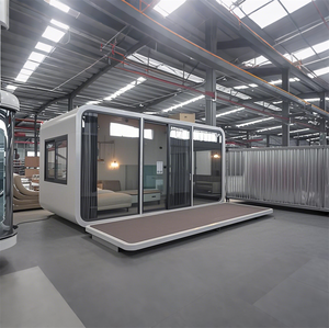Nuevo estilo 2025 diseño portátil <span class=keywords><strong>Modular</strong></span> CASA DE ACERO prefabricada Apple Cabin Living Container para hoteles pequeños y casas privadas - Product Image 4