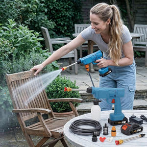 Pistolet de lavage de voiture sans fil à batterie lithium haute pression rechargeable, <span class=keywords><strong>prix</strong></span> usine - Product Image 4