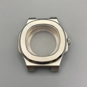 Ensemble complet boîtier et bracelet en acier inoxydable 41 mm, ton acier, verre saphir pour mouvement NH35 NH38 - Product Image 3