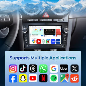 Radio con Pantalla Táctil Universal Android de 7 Pulgadas para Auto, Reproductor de DVD, Carga Rápida para Opel <span class=keywords><strong>Corsa</strong></span> Signum, Pantalla IPS, Carplay, Wifi, Unidad Principal - Product Image 6