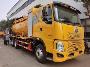 Camion de pompage et de vidange des eaux usées LiuQi à double essieu arrière, manuel, diesel, 20 mètres cubes, à vendre - Product Image 4
