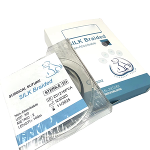 Medical Consumables <strong>Surgical</strong> <strong>Sutures</strong> Disposable Non Absorbable <strong>Surgical</strong> <strong>Sutures</strong> for Animals Customized <strong>Sutures</strong> - Product Image 6