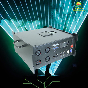 Láser Man Pro Show, Haz de Luz Láser RGBW de 10 W, Control DMX512/Activación por Sonido, Clasificación IP54, Construcción de Aleación de Aluminio, para Escenarios - Product Image 1