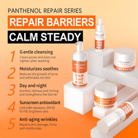 Usine OEM Panthenol ensemble complet de soins de la peau nettoyage en douceur nettoyant pour le visage kit de soins de la peau hydratant vitamine b5 ensemble de soins de la peau