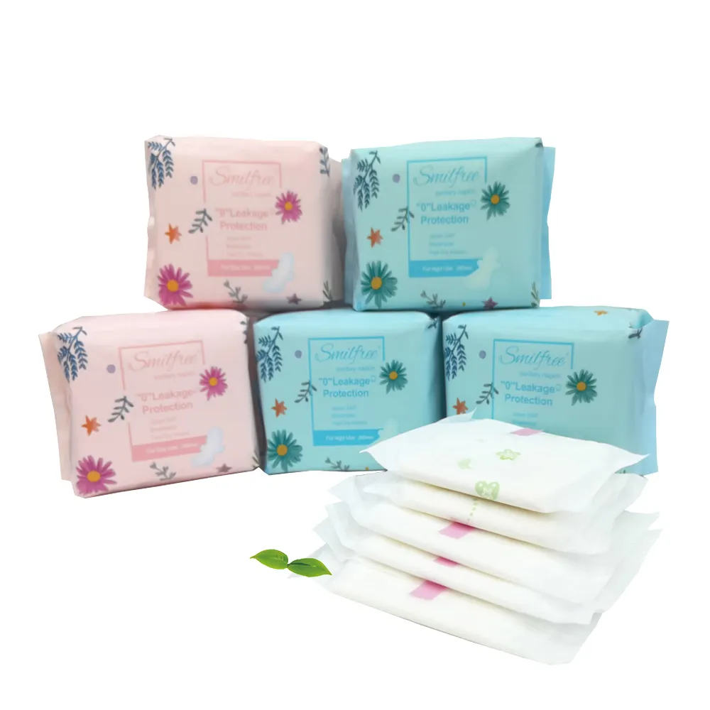 Serviette hygiénique personnalisée ultra mince et super absorption pour femme fabriquée en Chine