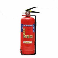 Extincteur portable de haute qualité 1-9 kg, certifié CE, à poudre sèche ABC, système d'extinction d'incendie avec support