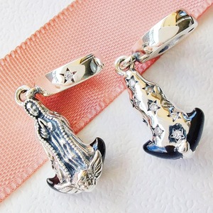 925 Sterling Silver Zircon Trendy Unisex <b>Charm</b> <b>Beads</b> for <b>Bracelets</b>-Wholesale Jewelry - Product Image 1