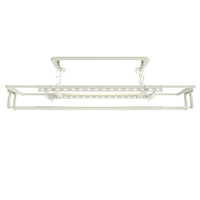 Séchoir à linge électrique intelligent rétractable et pliable en aluminium avec télécommande et commande vocale pour maison et balcon