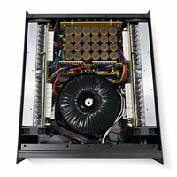 1000W Profesyonel 4 Kanallı Metal Güç Amplifikatörü, Renkli LCD Ekran ve Sahne, KTV, Konferans Ses Sistemleri için XLR Girişi ile