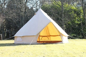 Tente cloche en toile <span class=keywords><strong>Sibley</strong></span> 4M monocouche en coton Logo personnalisé pour l'offre spéciale du fabricant familial avec livraison au Royaume-Uni - Product Image 3