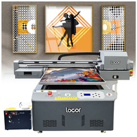 Impresora Plana UV Locor A2/A3 6090 de Gran Formato para Cajas de Regalo, Bolígrafos, Tazas y Botellas de Vidrio con Barniz