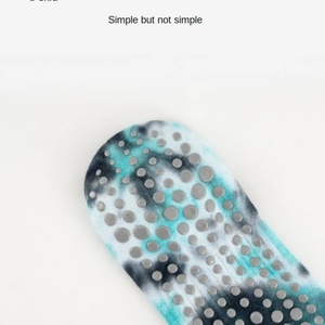 Custom Thin Tie Dyed Silicone Slip Resistant Tube Sports Socks in Summer Indoor Ladies' Fitness <b>Dancing</b> and Pilates Yoga Socks - Product Image 2