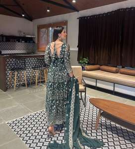 ปาร์ตี้นักออกแบบใหม่สวมชุดแฟนซีดิจิตอลเรียบง่าย 3 ชิ้นสวยงามพร้อมชุดเดรสผ้าพรีเมี่ยมคุณภาพสูง Dupatta - Product Image 6