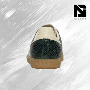 ADIDAS WMNS OG 'snakeskin Pack-COLLEGIATE green' รองเท้าสเก็ตบอร์ดหนังสตรีแบบผูกเชือก - Product Image 4