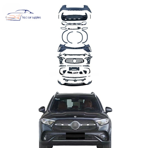 Kit carrosserie <span class=keywords><strong>GLC</strong></span> Pour Mercedes Benz 2023 + X254 Classe <span class=keywords><strong>GLC</strong></span> à <span class=keywords><strong>GLC</strong></span> 300 pare-chocs Sport <span class=keywords><strong>Amg</strong></span> Line kit carrosserie Diffuseur arrière Grille de voiture - Product Image 1