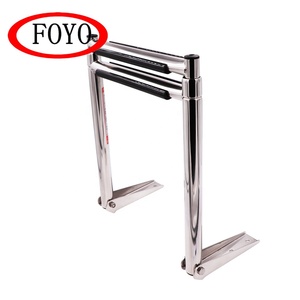 FOYO Offre Spéciale Accessoires de Bateau Marin 304 En acier inoxydable 2 étape Au-dessus de Plate-Forme Télescopique Échelles Pour bateau Et Yacht - Product Image 4