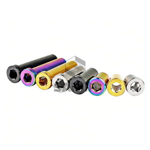 Écrou à tête hexagonale <span class=keywords><strong>M6</strong></span> en titane L=13/15/17/21/23/25/31.5/33/35/37mm GR5, écrou pivotant pour étrier de <span class=keywords><strong>frein</strong></span> de vélo de route - Product Image 1