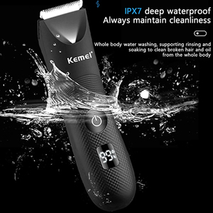 Cortadora de <span class=keywords><strong>Pelo</strong></span> <span class=keywords><strong>El</strong></span>éctrica Profesional Km-1840 <span class=keywords><strong>para</strong></span> Barbería Inalámbrica con Pantalla LCD Máquina <span class=keywords><strong>para</strong></span> <span class=keywords><strong>Cortar</strong></span> Cabello <span class=keywords><strong>para</strong></span> Hombres sin Cable - Product Image 2