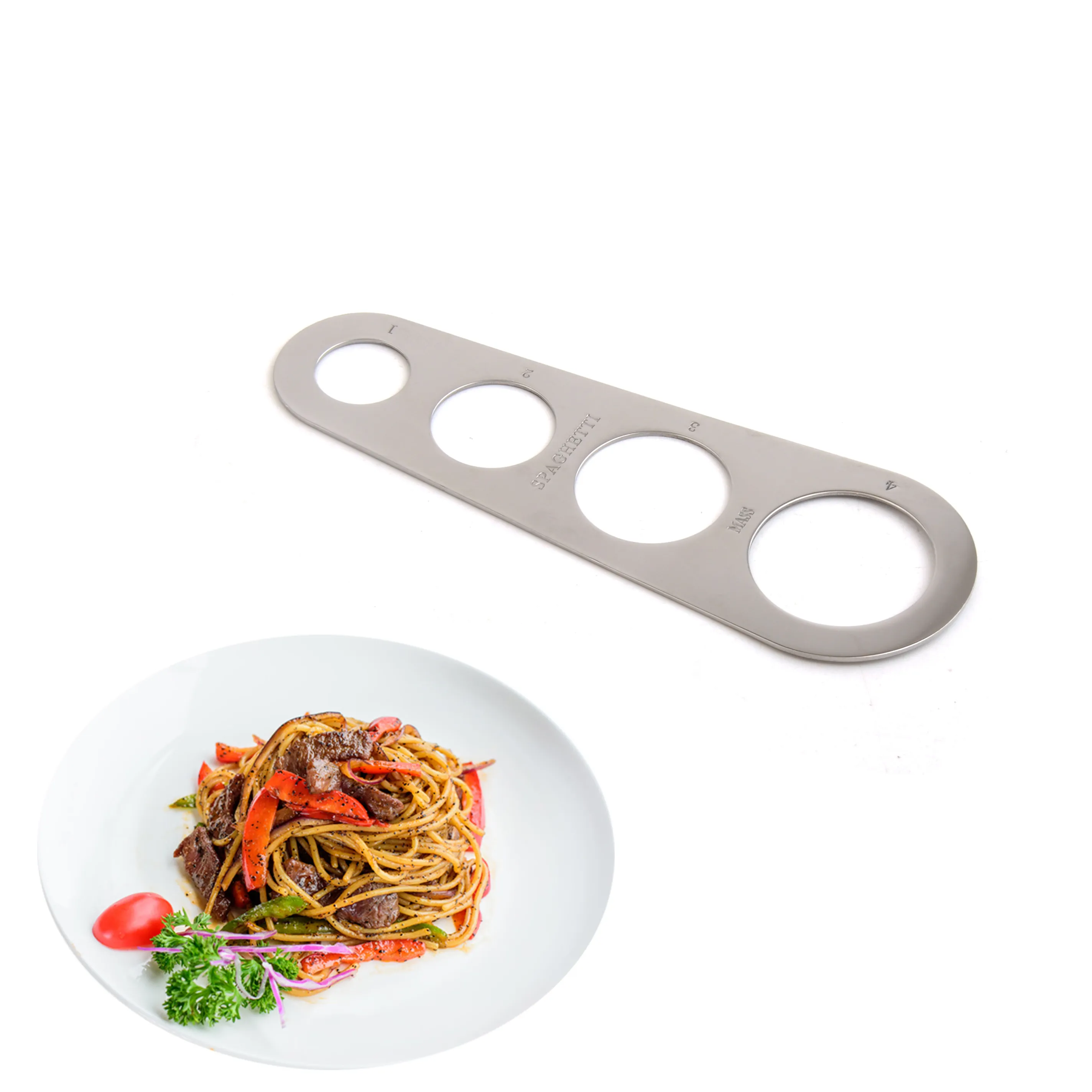 In Acciaio Inox di Spaghetti Pasta di Misura