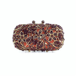 OC4321 Guangzhou <span class=keywords><strong>Occi</strong></span> Fabricante de Bolsos de Noche, Bolsos de Mano con Cristales y Pedrería Calados al por Mayor - Product Image 5