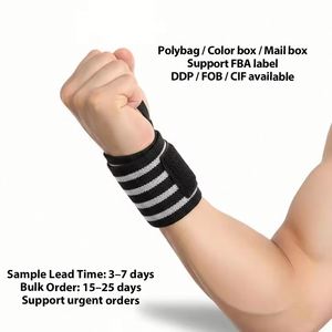 Bandes de maintien élastiques multicolores pour poignets, sangles de gym robustes pour la musculation, bandages de sécurité en nylon et plastique pour le fitness - Product Image 2