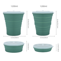 Vente en gros d'usine, pop-corn en silicone pliable pour micro-ondes, seau à pop-corn en silicone pliable