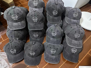 10 pezzi MOQ produttore ricamo Logo cappellino da papà all'ingrosso cappello da Baseball in cotone lavato alla moda cappello da papà personalizzato non strutturato - Product Image 4
