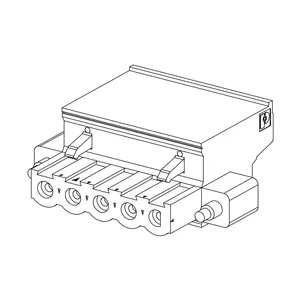 PLC Brand New Original kit of 2 removable connectors cage clamp/spring type for M340 power supply module BMXXTSCPS10 BMXXTSCPS20