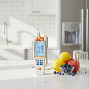 F110b पोर्टेबल <span class=keywords><strong>ph</strong></span> मीटर 3.5 इंच एलसीडी स्क्रीन के साथ <span class=keywords><strong>ph</strong></span> मीटर, फील्ड परीक्षण और आउटडोर पानी की गुणवत्ता माप के लिए - Product Image 1