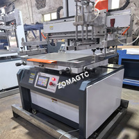 Machine d'impression sérigraphique manuelle, imprimantes sérigraphiques pour sacs en papier, machine d'impression sérigraphique semi-automatique à plat avec sécheur UV