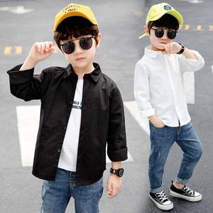 Vêtements pour enfants en gros de Chine à bas prix, combinaison en coton Baba, chemise noire unie pour enfants, sous-vêtement thermique long pour garçons - Product Image 2