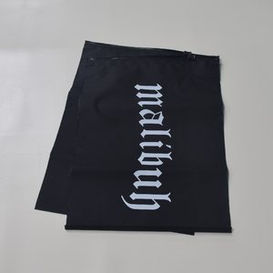 Custom Frosted Zipper Bags Resealable PE <b>Plastic</b> Clothing <b>Packaging</b> Bags for Garment T-shirt Socks - Product Image 2