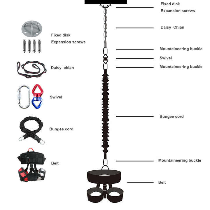 50kg 80kg-110kg 150 pounds 200 pounds aerial bungee jumping 