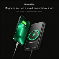 Batterie externe certifiée en promotion : chargeur rapide 20W, ultra-légère, ultra-mince, magnétique, 5000mAh, 10000mAh