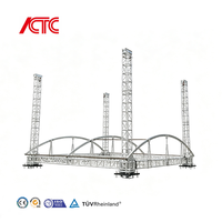 Système de charpente de toit en alliage d'aluminium portable pour charges lourdes, certifié CE, conception modulaire