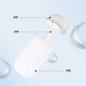 ขวดครีมกันแดดเปล่าสีขาวขนาด50มล. ขวดครีมกันแดดพลาสติกสีกำหนดเองได้ - Product Image 5