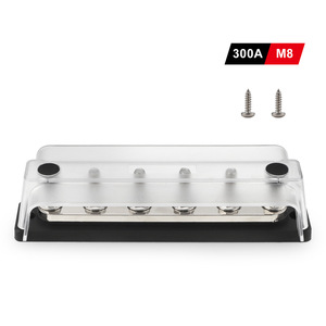 CNSPEED บัสบาร์ DC 6 ทาง M8 300A บล็อกขั้วต่อฉนวนไนลอนสำหรับรถยอชท์ RV - Product Image 4