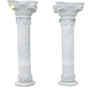 Изделия из каменных строительных материалов под заказ, Мраморная полированная колонна и круглая колонна